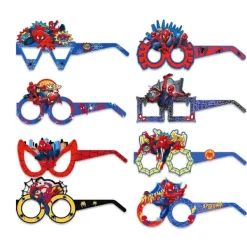 6~8 st/set Disney Lilo & Stitch Party Dekoration Pappersglasögon Masker Foto Cosplay Rekvisita Barns Grattis på födelsedagen Tillbehör | Fyndiq> Tillbehör