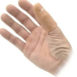 5 st/set Simuleringsfingerhylsa Falsk tumspets Finger Magi Skämt Trick Prop Leksaker Finger Trick Rekvisita Leksak Rolig Skämt Party Tillbehör jn> Smink