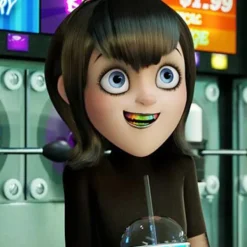 1 Styck Elf Hotel Vampyrdotter Mavis Omvänd Svart Sho><noscript><img width=