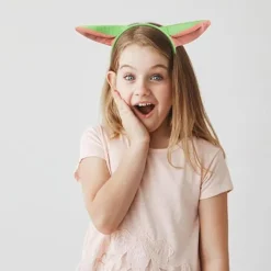 2 Stycken Alien Pannband Stora Gröna Öron Pannband Nyhet Halloween Pannband Party Tillbehör för Alien Tema Fest Halloween Födelsedag><noscript><img width=