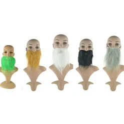 5 stycken Fake Beard Mustascher Jul Halloween Skägg Vuxen> Tillbehör