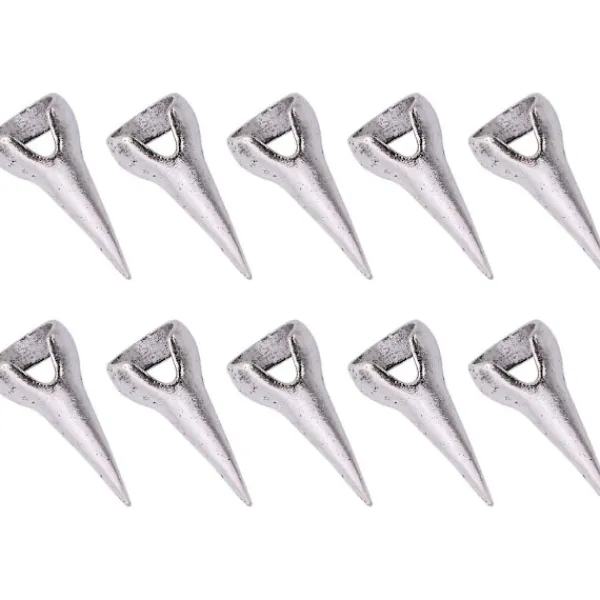 10 stycken Halloween-kostymklor Falska nagelringar Retro fingerklor Fingertopp nagelkonstdekoration> Tillbehör