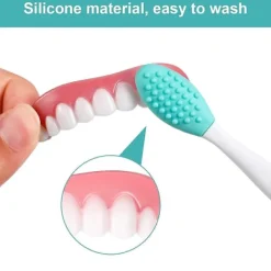 6 Stycken Omedelbara Fanérproteser Bekväma Övre Leendetänder Vita Kosmetiska Tänder Temporära Falska Tänder Komfort Passform Flex Tänder Tw><noscript><img width=