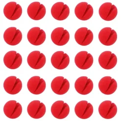 60 stycken röda clownnäsor Cosplay-näsor Skumnäsor för julkarneval Maskeradfest Utklädnad-FM-> Tillbehör