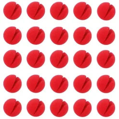 60 stycken röda clownnäsor Cosplay Näsor Skum Näsor för Halloween Jul Karneval Kostymfest D> Tillbehör