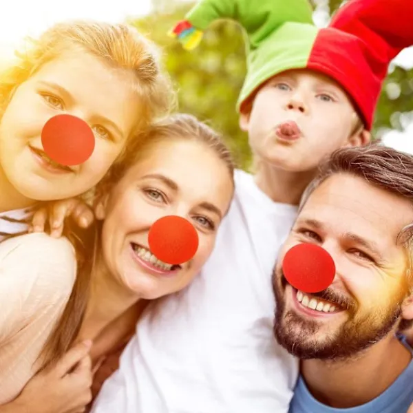 unbranded 60 stycken röda clown-näsor Cosplay-näsor Skumnäsor för julkarneval Maskeradfest Utstyrsel> Tillbehör
