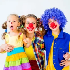 unbranded 60 stycken röda clown-näsor Cosplay-näsor Skumnäsor för julkarneval Maskeradfest Utstyrsel><noscript><img width=