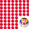 unbranded 60 stycken röda clownnäsor Cosplay Näsor Skum Näsor för Halloween Jul Karneval Kostymfest D> Tillbehör