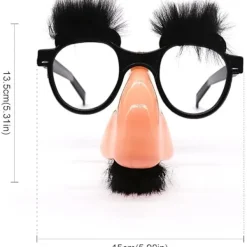 OCEAN 4 stycken stora näsor roliga glasögon Halloween glasögon stor näsa Hallow> Tillbehör
