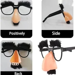 OCEAN 4 stycken stora näsor roliga glasögon Halloween glasögon stor näsa Hallow><noscript><img width=