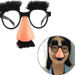 OCEAN 4 stycken stora näsor roliga glasögon Halloween glasögon stor näsa Hallow><noscript><img width=