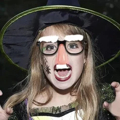 OCEAN 4 stycken stora näsor roliga glasögon Halloween glasögon stor näsa Hallow><noscript><img width=