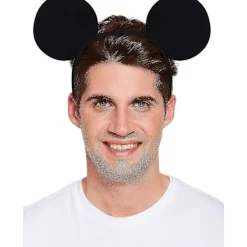 10 stycken svarta Mickey Mouse-öron för vuxna/barn Maskeraddräkt Huvudband Tillbehör> Huvudbonader