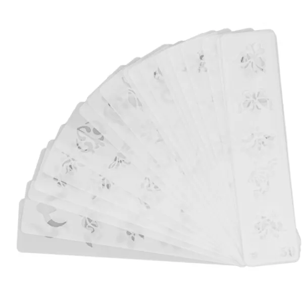 20 stycken återanvändbara DIY ansikts- och kroppsmålningsschabloner> Smink