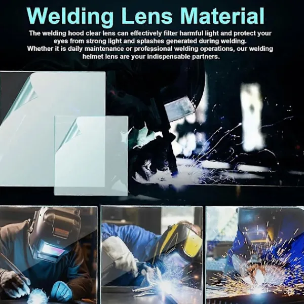 3350 Svetsmasklins för Electric Viking Svetshuv Skydd Klar Linser - KP3044-1 KP2898-1> Huvudbonader