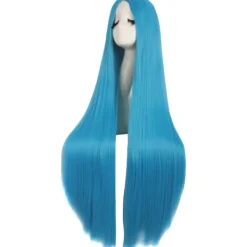 40 tum/100 cm Mode Rak Naturlig Lång Anime Kostym Peruk><noscript><img width=