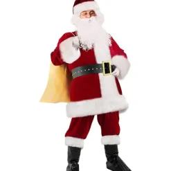 1 XXL Tomtedräkt Tomtekostym Vuxna Män Sa> Dräkter