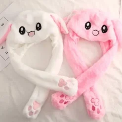 1:a Självlysande e Kaninöron Hatt Öron Rörlig Kanin Hatt Leksak - Perfekt><noscript><img width=