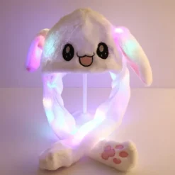 1:a Självlysande e Kaninöron Hatt Öron Rörlig Kanin Hatt Leksak - Perfekt><noscript><img width=