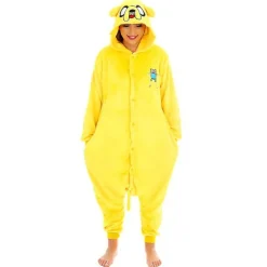 Adventure Time Finn Jake Onesiee Kigurumi Fancy Dress Costume Pyjamas Sleep Wear -a Jake the Dog> Dräkter