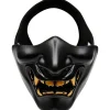 Airsoft Halv ansiktsmask, Ond Demon Monster Kabuki Samurai Hannya> Masker