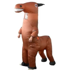 Aktiv skrattande häst uppblåsbar dräkt personlig utklädningskläder för vuxna kvinnor män[YDE]> Dräkter
