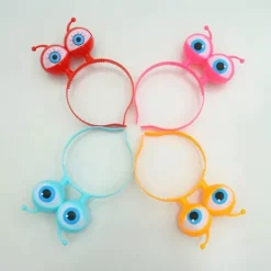 2023-alien Eyes Pannband Lyser upp Glödande Rolig Eyeball Hår Hoop Huvudbonad För nyår Kostymfest (slumpmässig färg)2st)><noscript><img width=