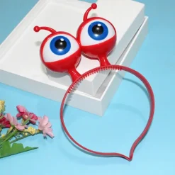 Alien Ögonglob LED Hårdiadem Blinkande Hårband Barn Vuxen Hårband för Scen Yellow><noscript><img width=