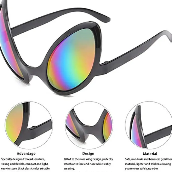 Mwin Alien Party Glasögon 5-Pack Alien Glasögon Fest Glasögon Halloween> Tillbehör