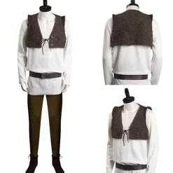 Alien Shrek Herrdräkt Anime Outfit Kostym Cosplay Barn Halloween Party Karneval Endast Kostym.i Endast Kostym-FA- Kids 120><noscript><img width=