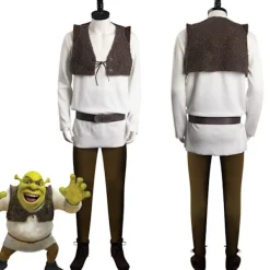 Alien Shrek Kostym för män med mask | Anime Cosplay & Halloween Party Outfit[JSR] XL><noscript><img width=