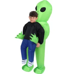 Alien Uppblåsbar Dräkt för Halloween Cosplay Ridande Utomjordingar Vuxen (150-190cm) Adult (150-190cm)><noscript><img width=