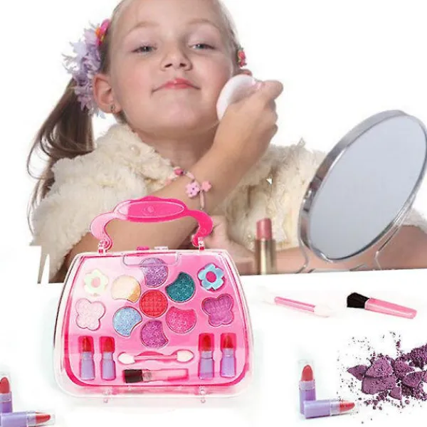 Allt-i-ett sminkset för barn - Säkert, giftfritt och tvättbart C C C C> Smink