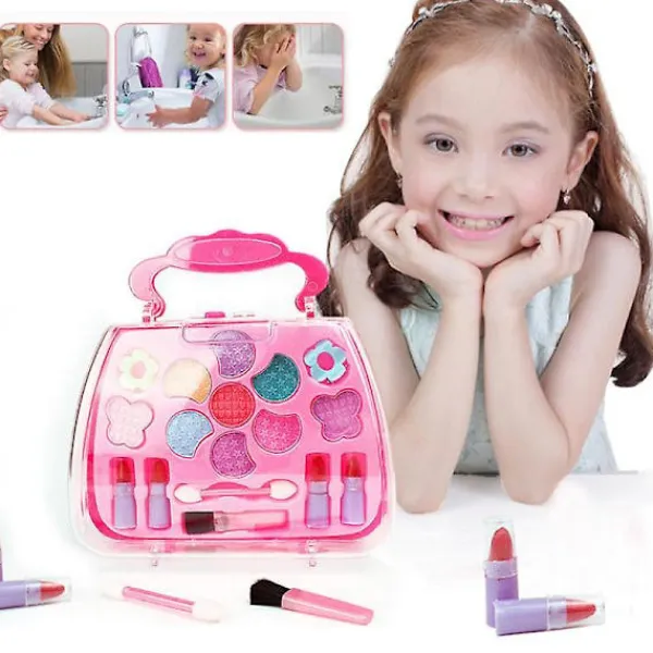 Allt-i-ett sminkset för barn - Säkert, giftfritt och tvättbart A> Smink