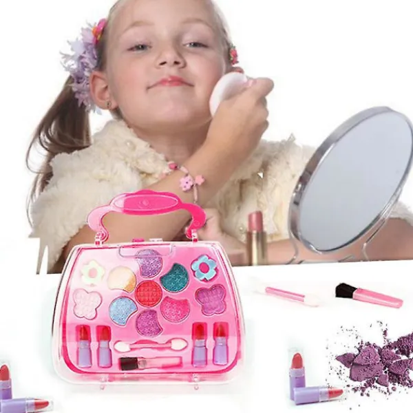 Allt-i-ett-sminkset för barn - Säkert, giftfritt och tvättbart C> Smink