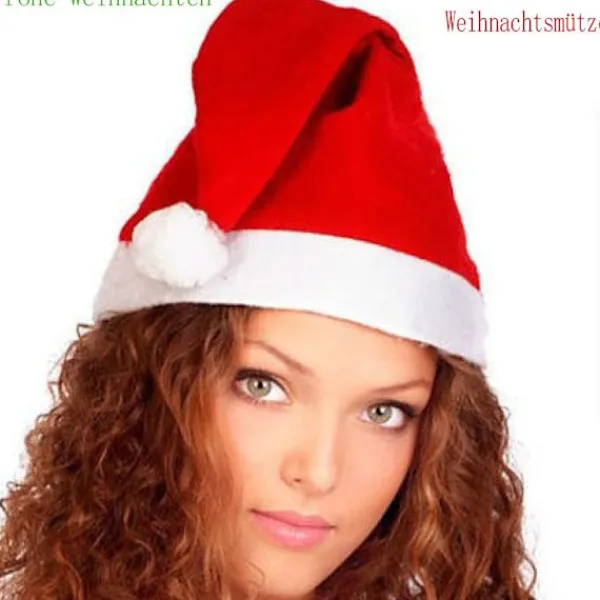 Alsino Jultomteluva Röd Filt Vuxna med Bobble 32 Pack av 1 - 5000> Huvudbonader
