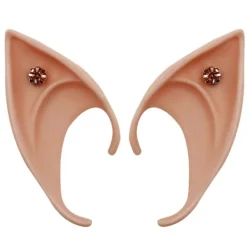 Alvöron med Strassdekor Utklädnad Älvor Alv Cosplay Mjuka Ofarliga Älva Ängel Utklädnad Cosplay Falska Öron> Tillbehör