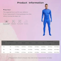 Andra Hud Kostym, Helkroppsdräkt Maskerad, Komedi Utklädningskostymer Vit 140CM 170CM><noscript><img width=