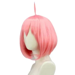 Ania peruk cos peruk Ania Fujie kort hår simulering rosa hårbotten cosp> Peruker