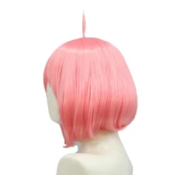 Ania peruk cos peruk Ania Fujie kort hår simulering rosa hårbotten cosp><noscript><img width=