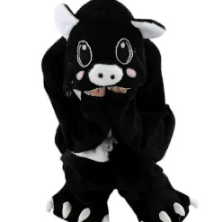 TryggHandla Animal Onesie Dam Flannel Pyjamas Set Vuxen Unisex Män Halloween Gris Cosplay Kostym Par-lingling} 10T(Height 125-134CM><noscript><img width=