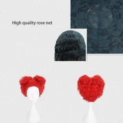 Anime Alice i Underlandet Hjärterdam Cosplay Peruk Peruker Hårnät> Peruker