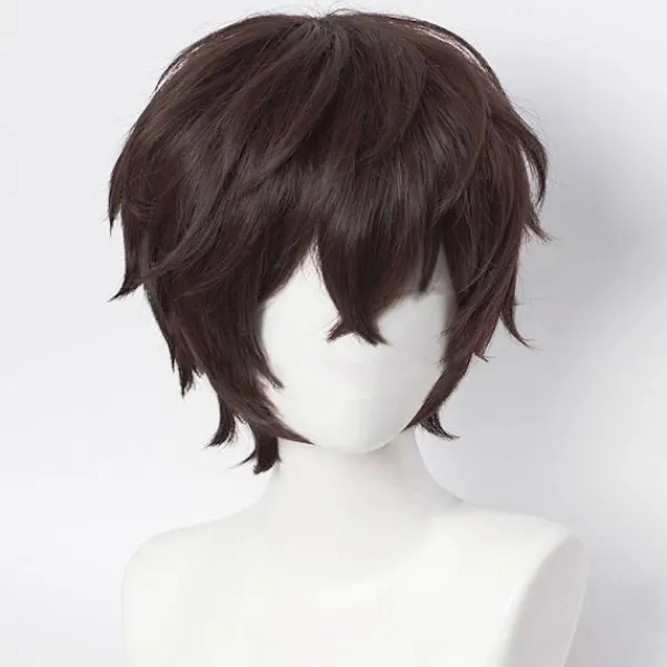 Anime Bungo Stray Dogs Dazai Osamu Cosplay Peruk - Perfekt> Peruker