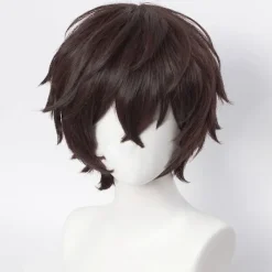 Anime Bungo Stray Dogs Dazai Osamu Cosplay Peruk - Perfekt><noscript><img width=