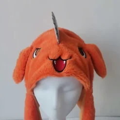 FMYSJ Anime Chainsaw Man Pochita Plysch Rörliga Öron Cosplay Hatt Halloween Jul Karneval Party Klädsel Pochita Öron Hatt Rörlig (FMY) One Size><noscript><img width=