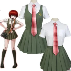 LAIQIANKUI Anime Cosplay Kostymer Danganronpa Koizumi Mahiru Cosplay Kostymer Jap XXL> Dräkter
