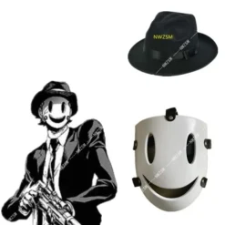 Toyz Land Anime cosplay Tenkuu Shinpan High-Rise Invasion Cosplay Mask hatt> Tillbehör
