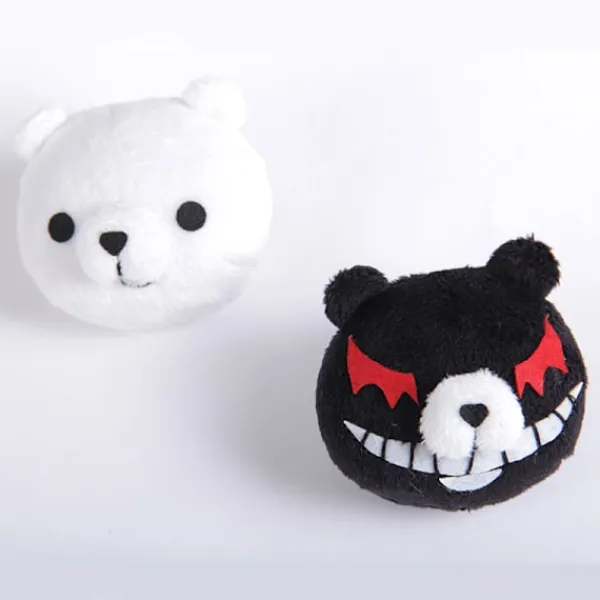 Anime Danganronpa Enoshima Junko Cosplay Peruk Rosa Lång Vågig Med Hästsvansklämma Vita Svarta Björn Hårnålar Flickpresent Peruk och håraccessoarer Wig and hearwear One Size | Fyndiq> Peruker