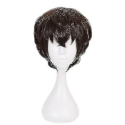 Anime Dazai Osamu Cosplay Kostym Bungo Stray Dogs Cosplay Lång Jacka Kappa Dazai Osamu Peruk Halloween Jul Kostym XXXL> Peruker