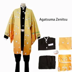 AIZHENCHEN Anime Demon Slayer: Kimetsu No Yaiba Zenitsu Giyu Tanjirou Kamado Nezuko Cosplay Kimono Uniform Cosplay Kostym för Barn och Vuxna Kochou Shinob Adult XXL | Fyndiq><noscript><img width=